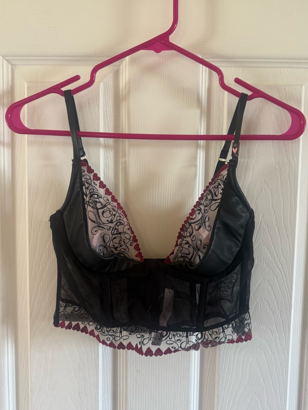 Victoria Secret Leather Corset